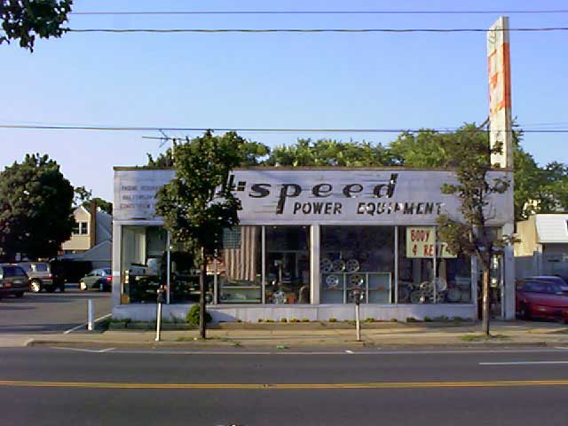Exterior view of the new shop location