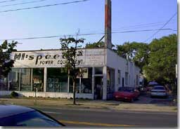 Exterior view of the new shop